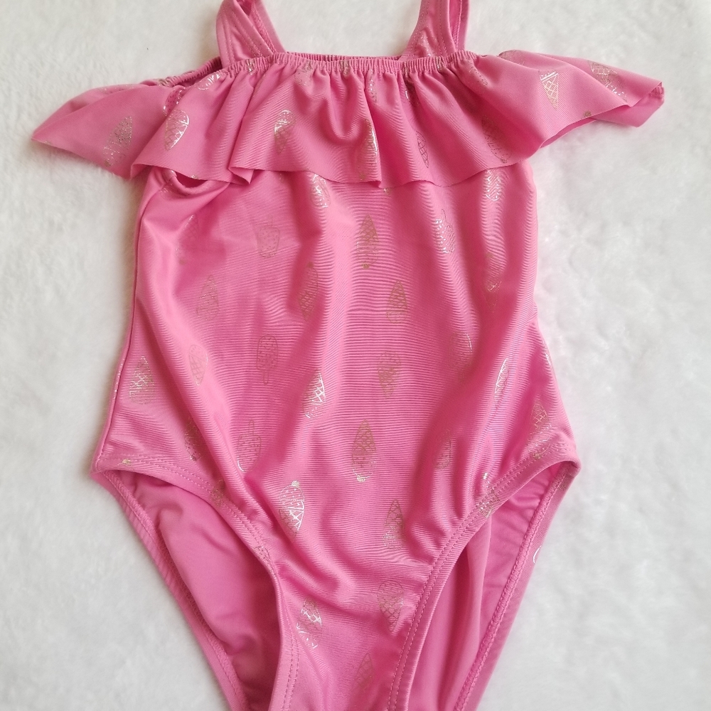 First Impressions Pink Baby Swimsuit